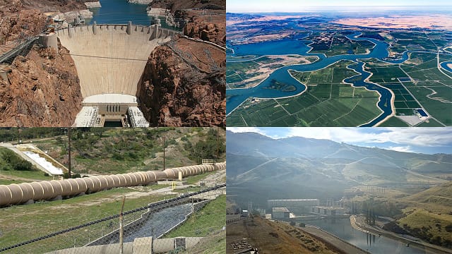 Four other huge water projects delivering water to Southern California for culinary, agriculture, and landscape irrigation.